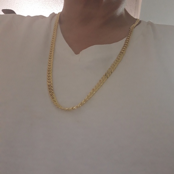 NWT 18K Gold PLATED 6mm Men's Figaro Chain - Picture 6 of 6